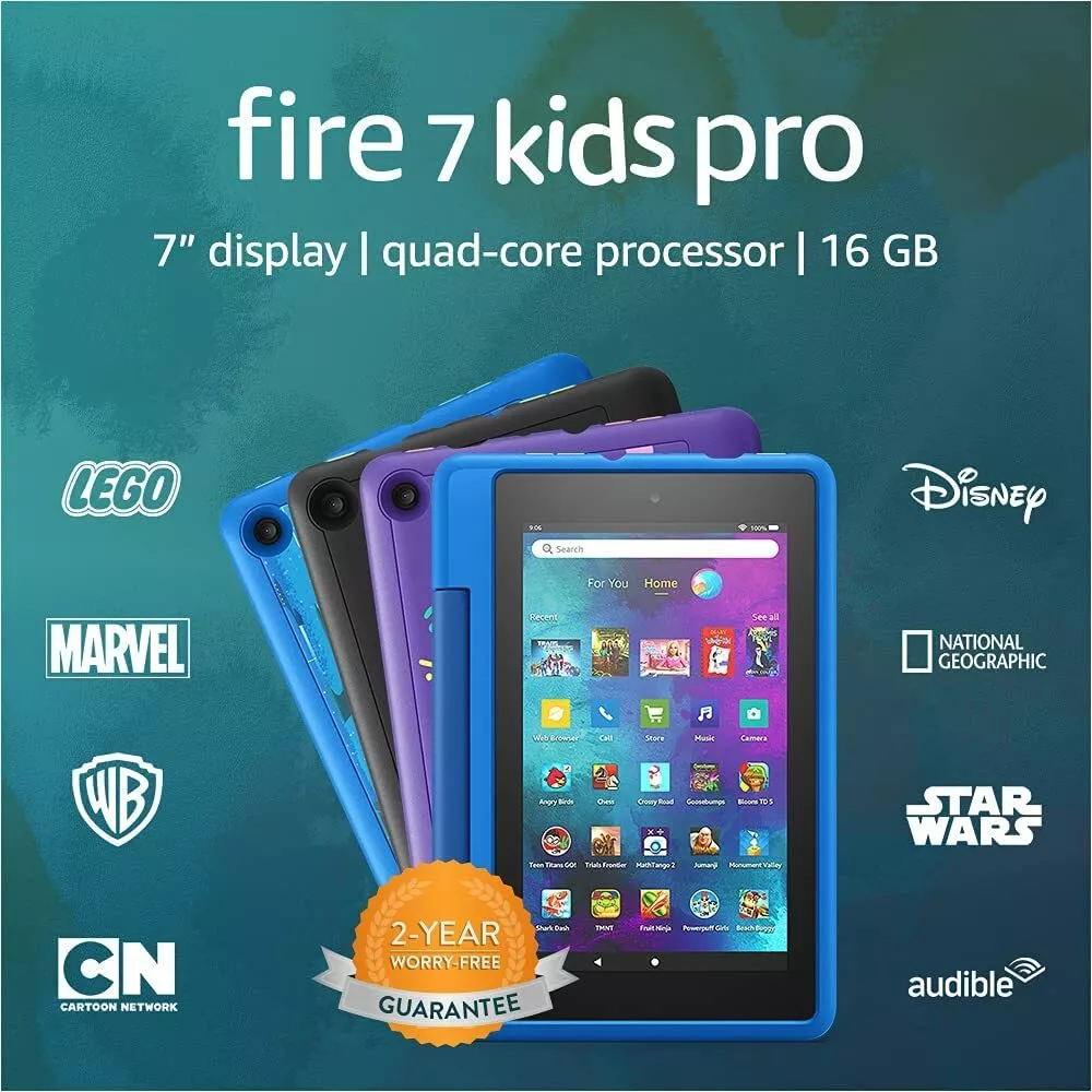 Fire HD7 Kids Pro Edition 9th Gen, Amazon Tablet, 1GB RAM 16GB ROM. At Best Prices in Nigeria, Lagos, Abuja, Port Harcourt, Enugu, Onitsha.