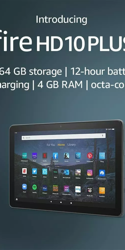 Amazon Fire HD10 Plus Edition 11th Gen 10.1-inch, 4GB RAM, 32GB ROM, At Best Prices in Nigeria, Lagos, Abuja, Port Harcourt, Enugu, Onitsha.