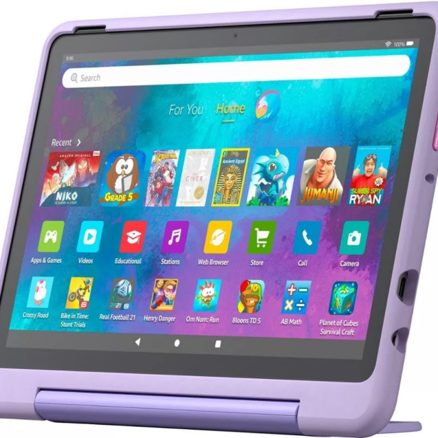 Amazon Fire HD 10 kids pro edition 13th Gen 3gb-32gb with Evafoam monster Pouch, SD card slot 1- At Best Prices in Nigeria, Lagos, Abuja, Port Harcourt, Enugu, Onitsha.