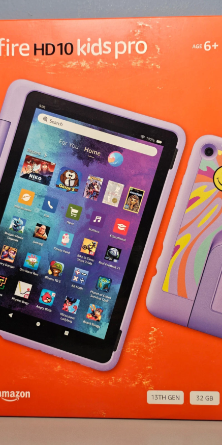 Amazon Fire HD 10 kids pro edition 13th Gen 3gb-32gb with Evafoam monster Pouch, SD card slot 1- At Best Prices in Nigeria, Lagos, Abuja, Port Harcourt, Enugu, Onitsha.