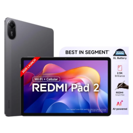 Redmi Pad 2 4G 11-inch Graphite Gray, 4GB RAM, 128GB ROM. At Best Prices in Nigeria, Lagos, Abuja, Port Harcourt, Enugu, Onitsha from Kidsedutab